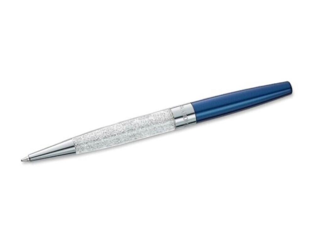 SWAROVSKI 125 Anniversary Blue Crystalline Ballpoint Pen Black Ink new